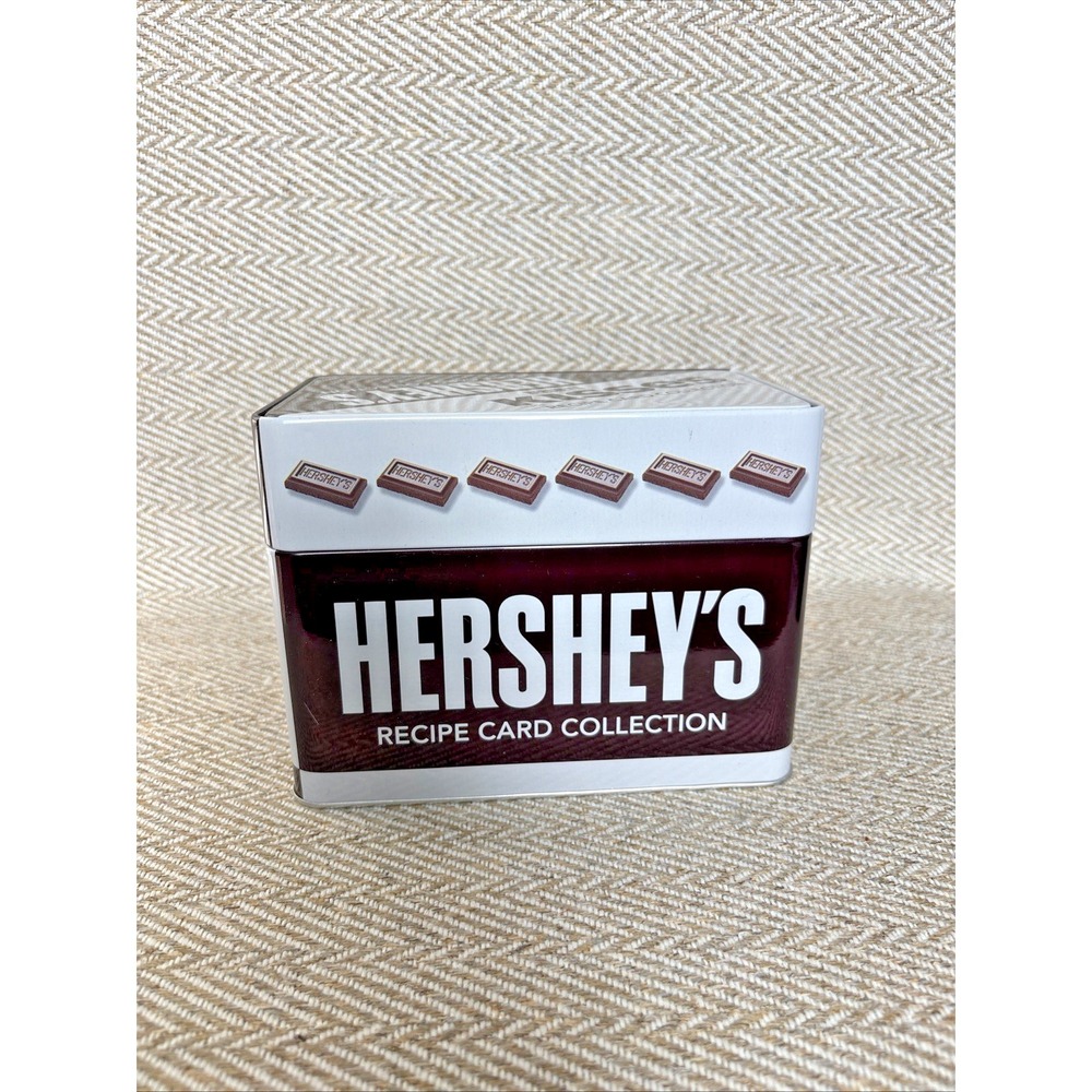 Hershey's Chocolate Tin Recipe  Recipe Index Cards Dividers Hersheys